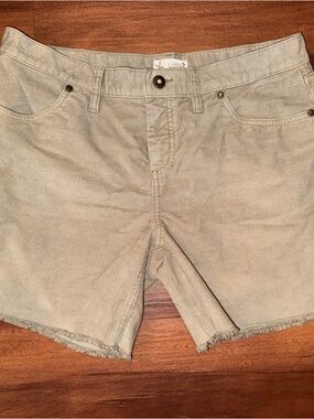 Carve Designs Light olive Corduroy Shorts